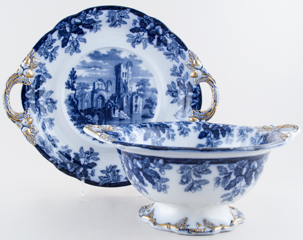 Footed Bowl and Stand c1848